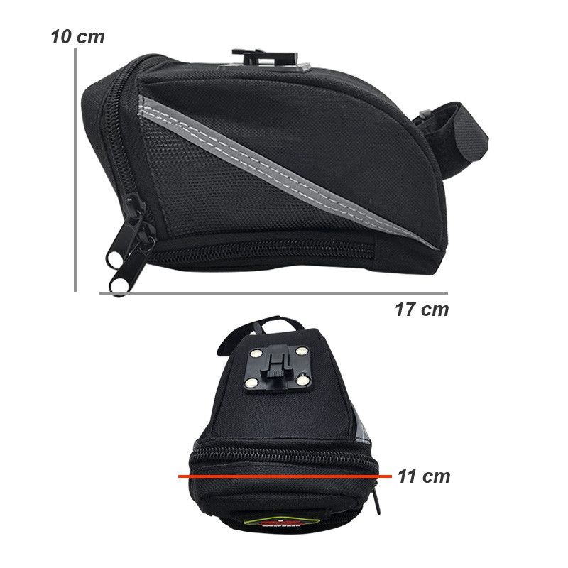 Comprar Estuche Alforja Bicicleta Ciclismo 2502 en Electroshopy - Ángulo 3